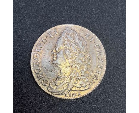 A 1745 Lima Halfcrown good condition