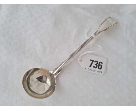 A fiddle thread sauce ladle, London 1861 by GA, 38g