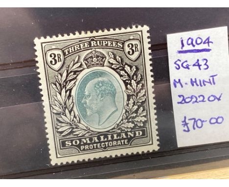 SOMALILAND 1904 Ed 7 m/m SG43, cat £70