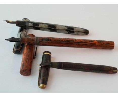 Three Vintage fountain pens 