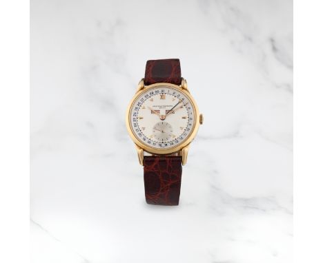 VACHERON &amp; CONSTANTIN. MONTRE BRACELET EN OR JAUNE 18 CARATS TRIPLE QUANTIEME MOUVEMENT MECANIQUEVACHERON &amp; CONSTANTI