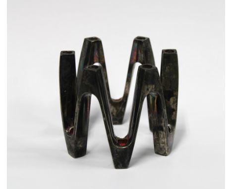 Dansk Design candlestick designed by Jens H. Quistgaard, height 7.5cm