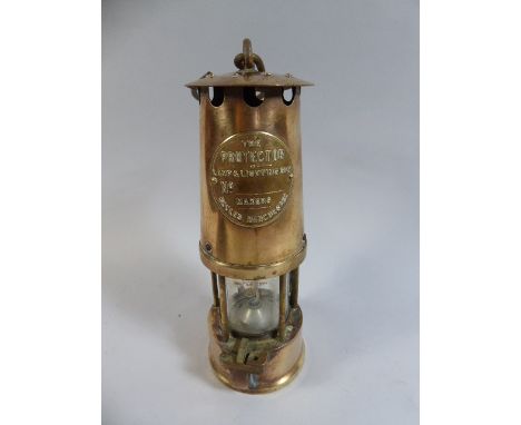 A Protector Lamp and Lighting Co. Miner's Lamp 