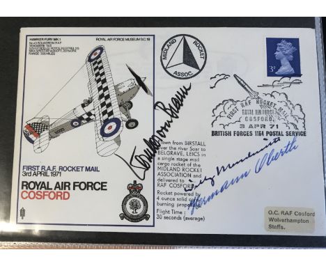 Hans Rossbach complete collection of 80 Luftwaffe commemorative covers. We have just acquired a complete set of the Hans Ross