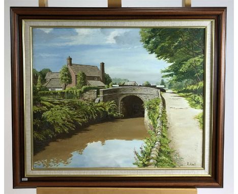 R Abell, a pair of oils together with a watercolour signed John Bellis and assorted pictures by different hands (Quantity)