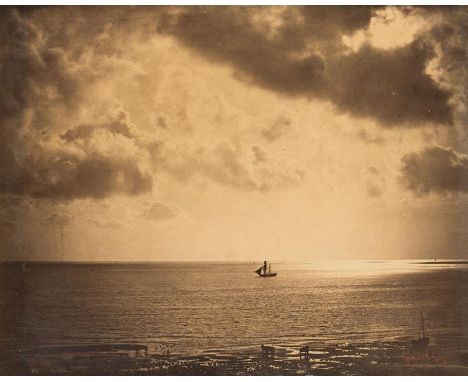 Gustave Le GrayBrick au clair de lune1856/57Albuminabzug auf Papier auf Originalkarton; gerahmt31,9 x 40,3 cmSignaturstempel 