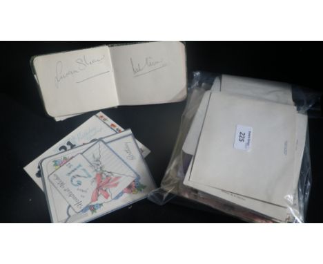 A quantity of vintage birthday cards and similar ephemera 