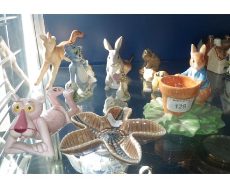 A Border Fine Arts 'Peter Was a Naughty Rabbit' model and other similar ceramics 