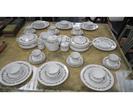 A quantity of Noritake 'Glen leaf' design dinner and teaware  