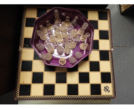 Glass Chess Set 