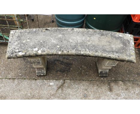 Concrete Garden Bench 