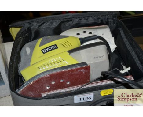 A Ryobi sander