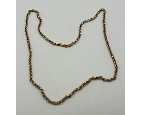 A 15ct gold chain, 4.5 g