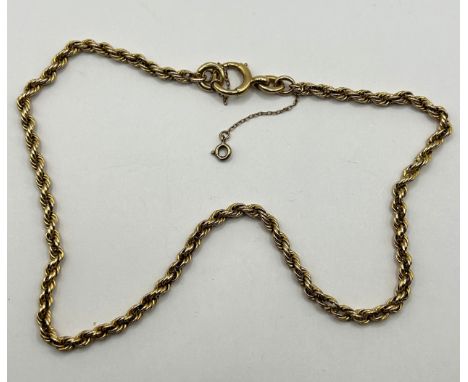 A 15ct gold chain, 20 g