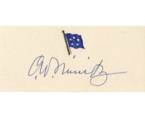 WORLD WAR II: Selection of signed First Day Covers and cards etc., by various American military leaders of World War II compr
