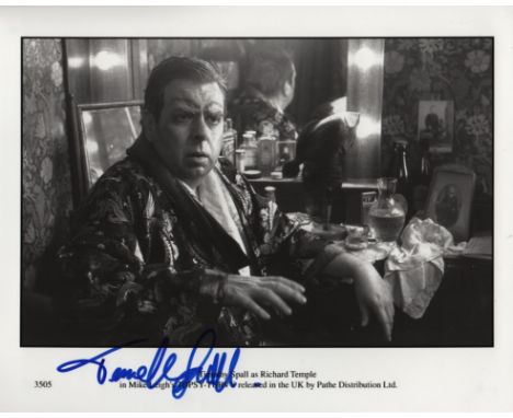 ACTORS: Selection of signed 10 x 8 photographs by various film actors, mainly British, including Timothy Spall (in costume as