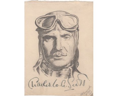 SCOTT CHARLES W. A.: (1903-1946) English Aviator, winner (with Tom Campbell Black) of the London to Melbourne Centenary Air R