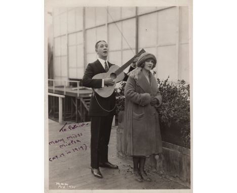 MINTER MARY MILES: (1902-1984) American Actress of the silent screen. Signed and inscribed 8 x 10 photograph of the young act