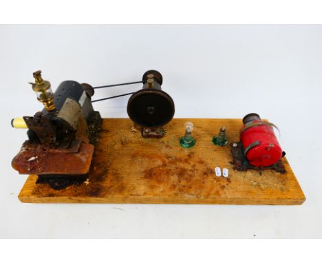 A vintage Merrow sewing machine, model 60E, for restoration. [W]