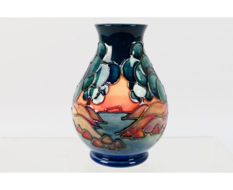 Moorcroft - A Moorcroft Pottery vase, 1994, decorated in the Mamoura pattern, impressed marks to the base (silver line), appr