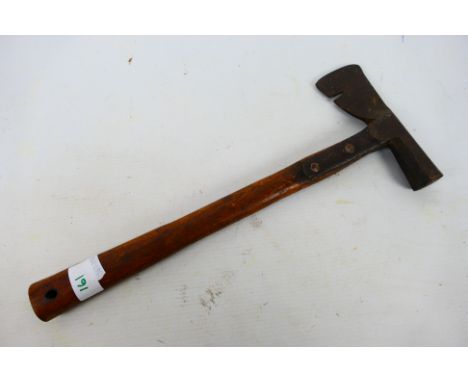 An axe in the style of a naval boarding axe, 36 cm (l). [W]Note: This lot is not for sale to people under the age of 18. By b