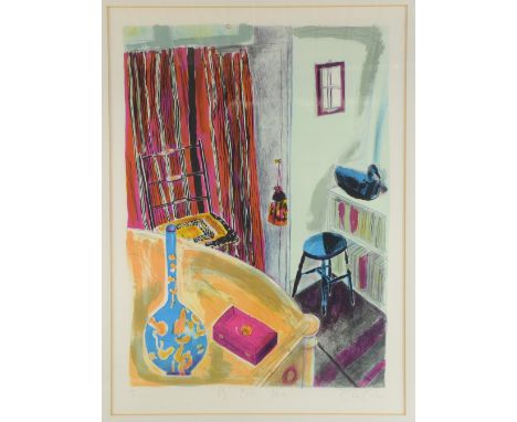 Chloe Cheese Limited edition print 'My Mothers house' 49/195 51cm x 40cm and 'Radio' 40cm x 34cm, 