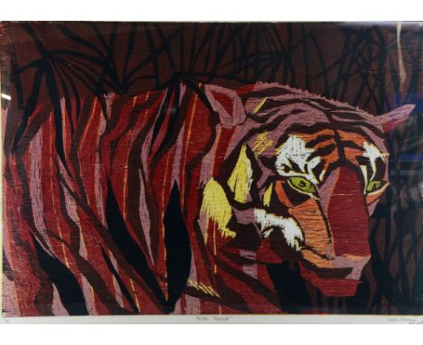 Sarah Pitman 'Asian Treasure' limited edition print 2/6 signed titled and dated in pencil April '85, 56cm x 82cm,