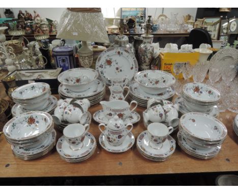 A part dinner and tea service by Noritake Ireland in the Nanking design