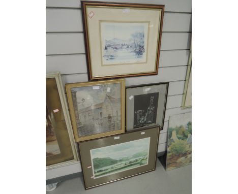 A vintage limited run print after Mark Rivers local lakeland interest