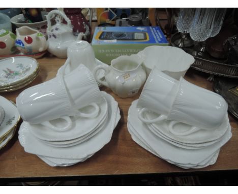 A vintage part tea service by Shelley china