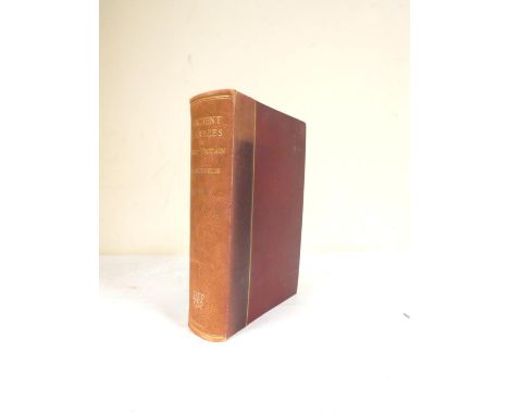 MICHAELIS ADOLF.&nbsp;&nbsp;Ancient Marbles in Great Britain. 10 plates (one fldg., as called for) &amp; text illus. Large 8v
