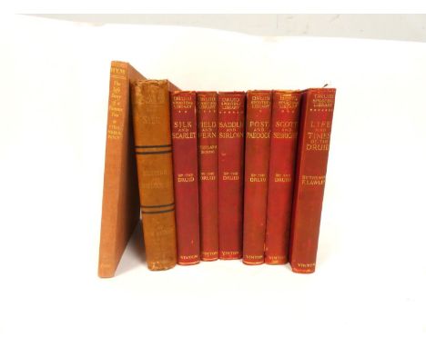 (DIXON H. H.).&nbsp;&nbsp;The Druid Sporting Library. 6 vols. (of 7). Frontis &amp; eng. titles. Limp red leather. 1890's; al