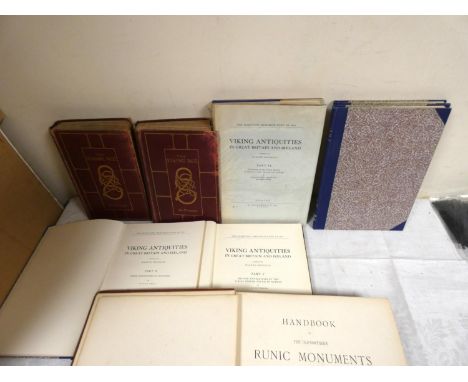 Viking Antiquities in Great Britain &amp; Ireland.&nbsp;&nbsp;Stephens George, Handbook of the Old-Northern Runic Monuments o
