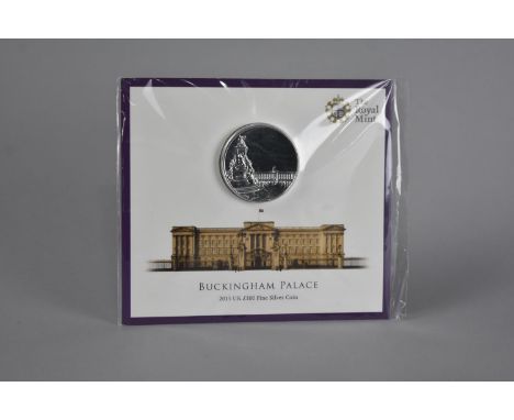 A Royal Mint Buckingham Palace 2015 £100 (One Hundred Pound) Fine Silver Coin 
