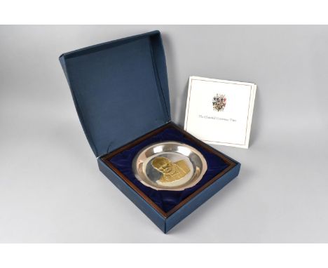 A Churchill Centenary Trust Limited Edition Plated Issued 1974 with Gold on Sterling Silver in Commemoration of 100th Anniver