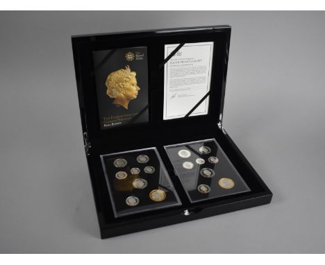 A Boxed Royal Mint 2015 Silver Proof Coin Set 