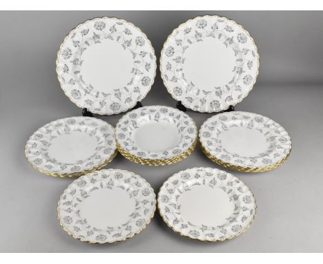 A Collection of Spode Colonel Dinnerwares to Comprise Two Small Plates, Five Medium Plates, Two Large Plates and Four Bowls 