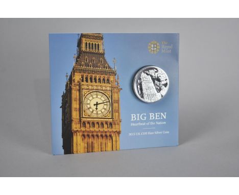 A Royal Mint Big Ben 2015 £100 (One Hundred Pound) Fine Silver Coin 