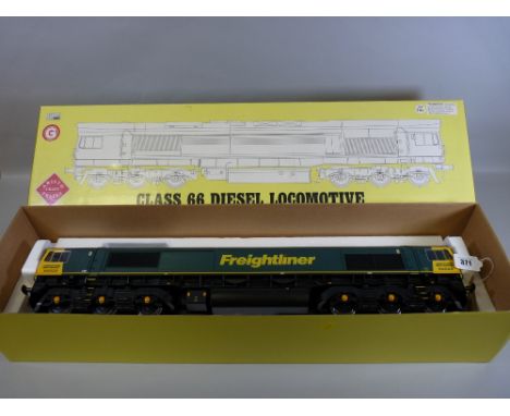 ARISTO BACHMANN gauge I class 66 freight liner, no. 66529, product reference ART23211, in original box and packaging, appears