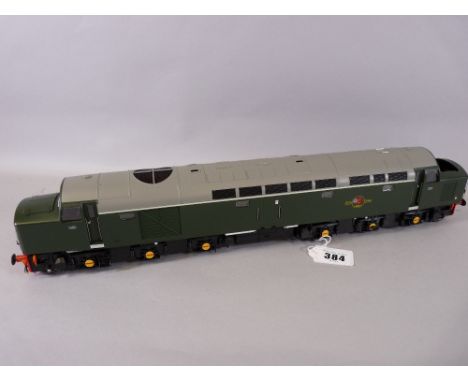 HELJAN 0 GAUGE CLASS 40 ENGLISH ELECTRIC LOCOMOTIVE in BR green, item code 40501, appears unused, boxedADDITIONAL DETAIL- NOS