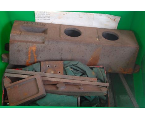 Stuart Turner, England vintage castings and drawing to make Stuart beam engine, 1 inch bore x 1 inch stroke, unchecked 
