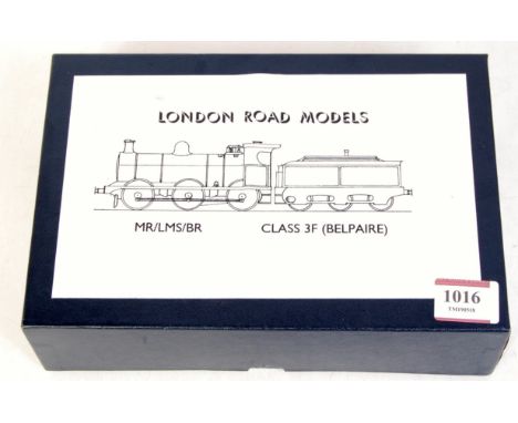 London Road Models unmade brass/whitemetal kit to build LMS/BR class 3F engine and tender complete with Mahsima motor and Gib