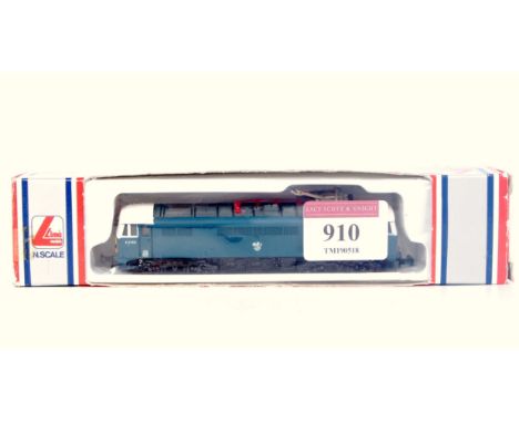 A Lima N gauge No. 220205G BR blue class AL1 electric locomotive No. E3185 (VG-BG)