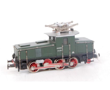 A Marklin H0 3-rail CE800 (3001) DB BR E63 green electric 0-6-0 shunter No. E6302 1953-57 (G, in replacement box)