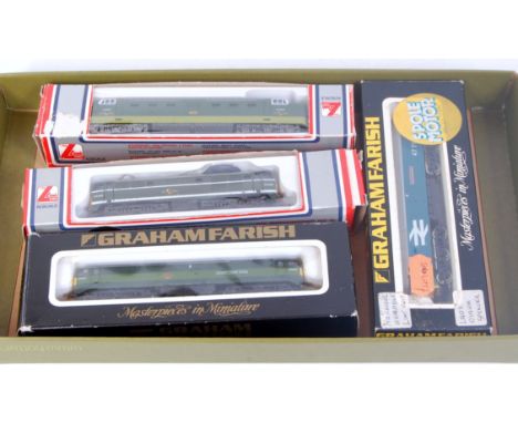 Graham Farish N gauge 8415 class 47 diesel locomotive, BR blue large arrows 'Lady Diana Spencer' (G-BG) a similar loco BR gre