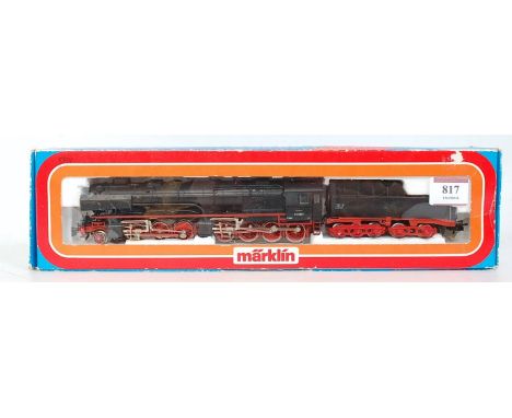 A Marklin 3-rail 3102 DRG BR53 black 2-8-8-0 No. 53 0001 (NM-BG)