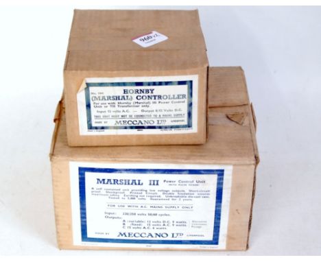 Hornby Dublol Marshall III power controller and Marshall controller, both appear unused in original packaging (M-BM)