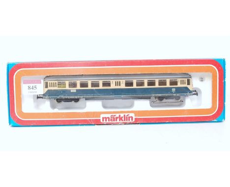 Marklin 3-Rail 3028 DB BR515 railcar in blue/beige No.515 023-0