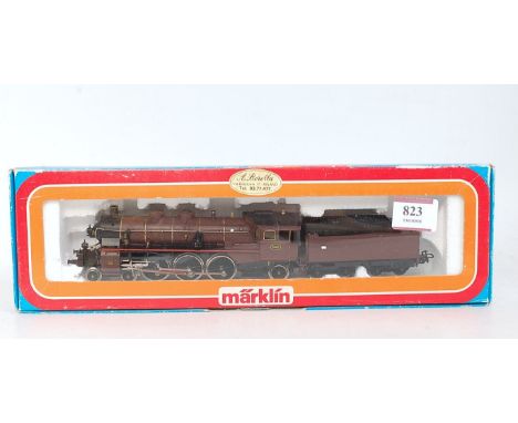 A Marklin 3-rail 3111 ex-Bavarian in Belgian dark brown livery No. 5920 (NM-BVG)