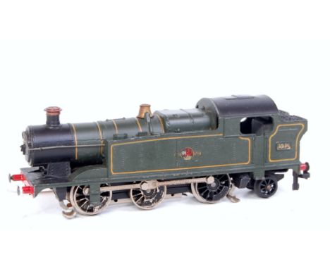 A Trix 3-rail H0 BR green Collett 56XX class 0-6-2 tank engine, missing front coupling